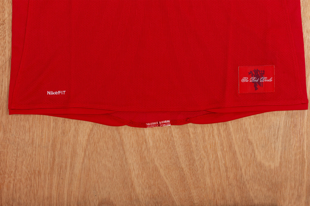 2007-08 Manchester United Home Champions League Manica Lunga S-2XL