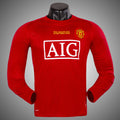 2007-08 Manchester United Home Champions League Manica Lunga S-2XL