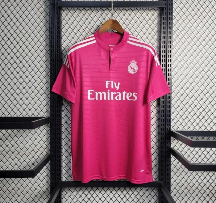 2014-15 Real Madrid Trasferta rosa Retrò S-2XL