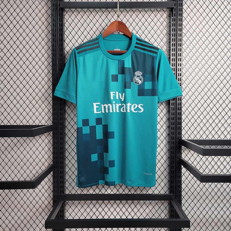 2017-18 Real Madrid Seconda Maglia Retro Taglia Uomo