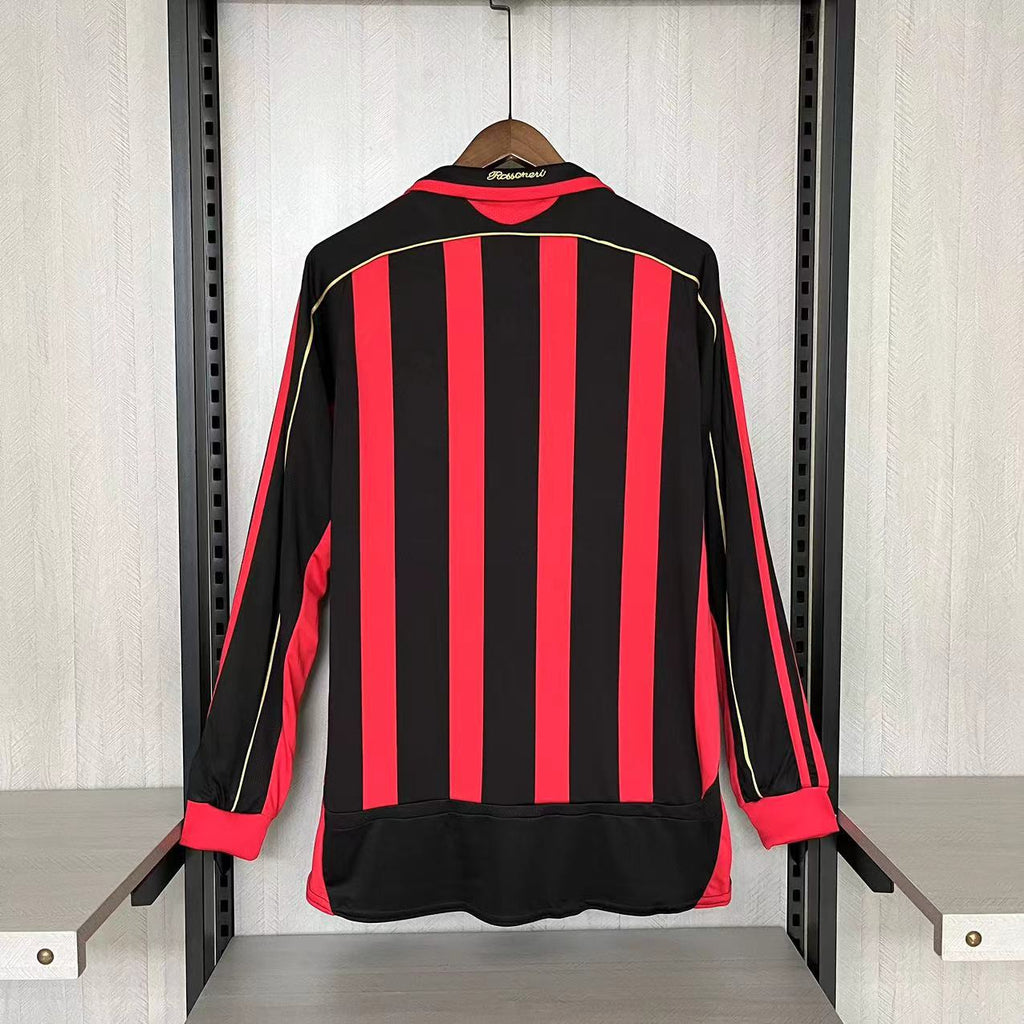 2006-07 Milan maglia gara casa manica lunga S-XXL
