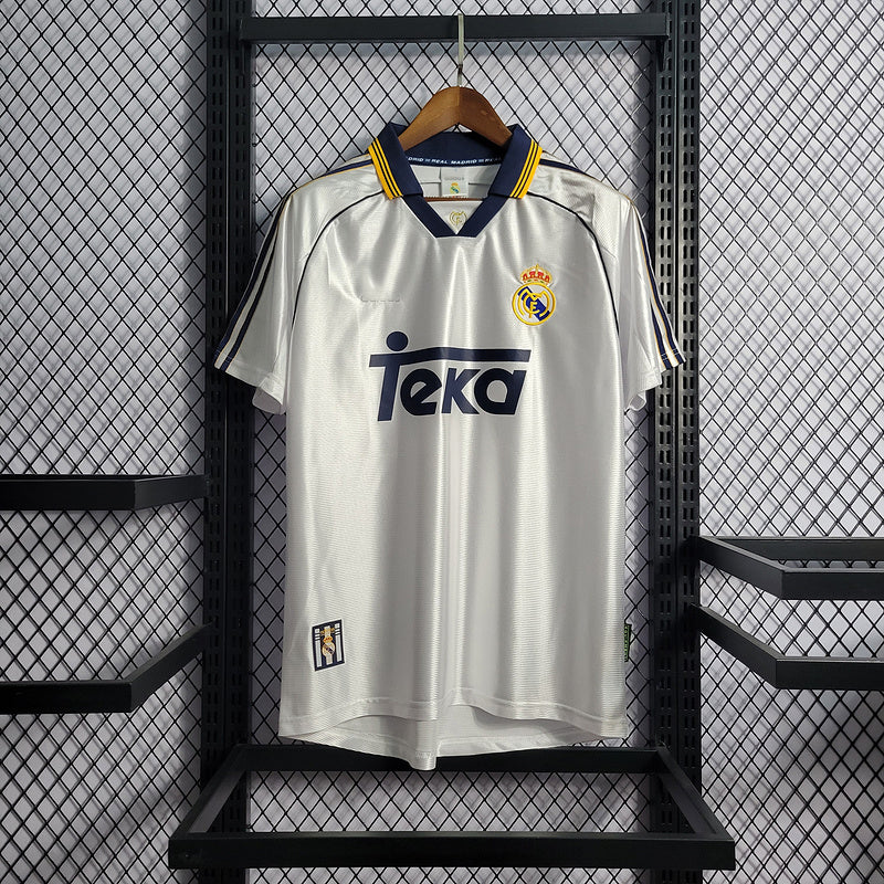 1998-00 Real Madrid home Rete materiale S-2XL