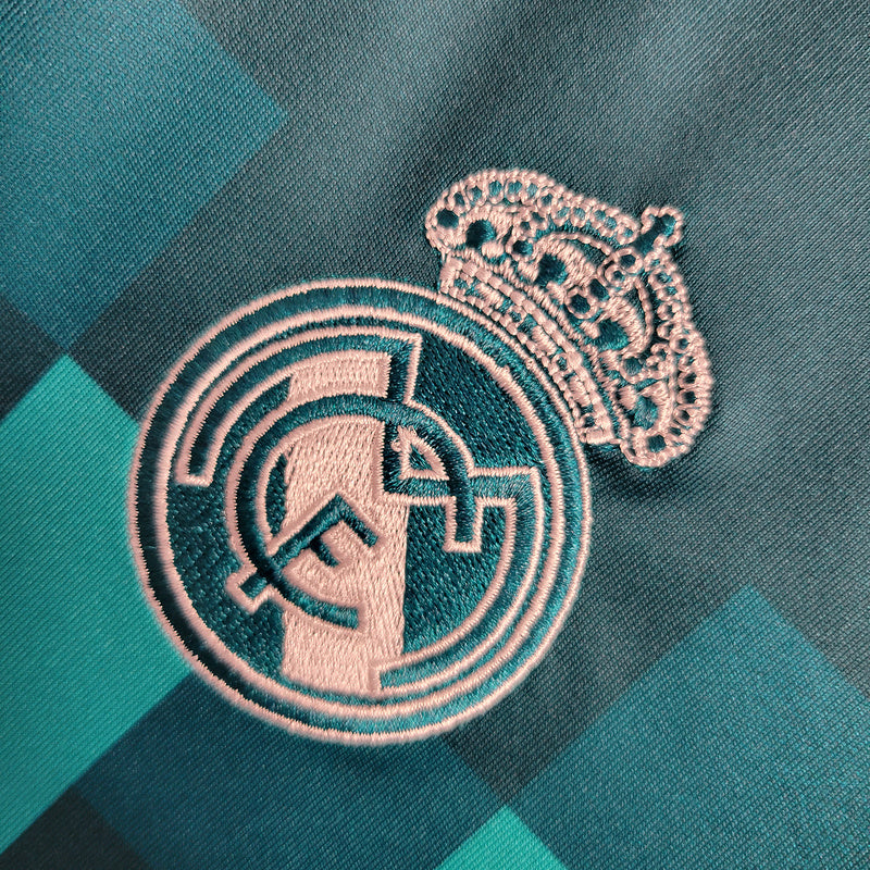 2017-18 Real Madrid Seconda Maglia Retro Taglia Uomo