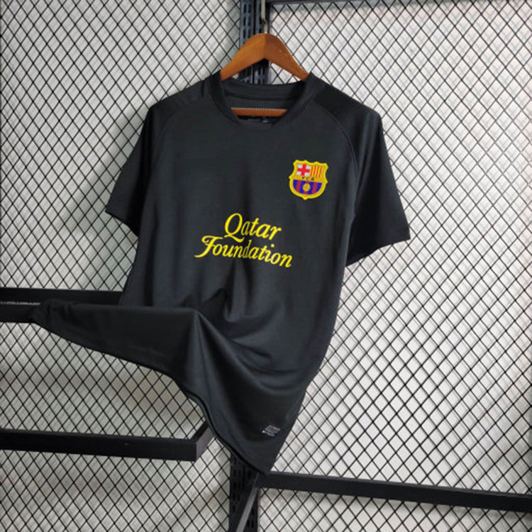 2011-12 Barcellona Nero Trasferta Retrò S-XXL