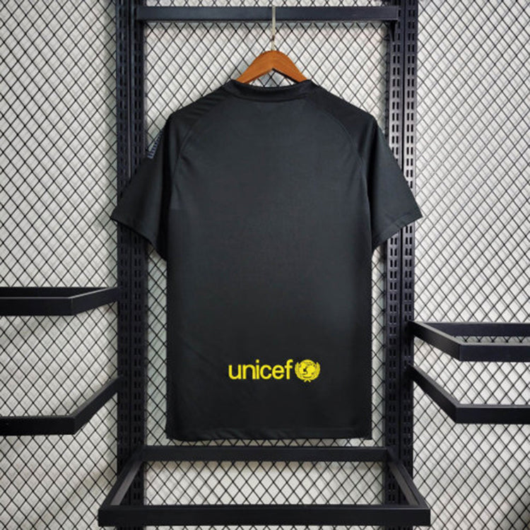 2011-12 Barcellona Nero Trasferta Retrò S-XXL