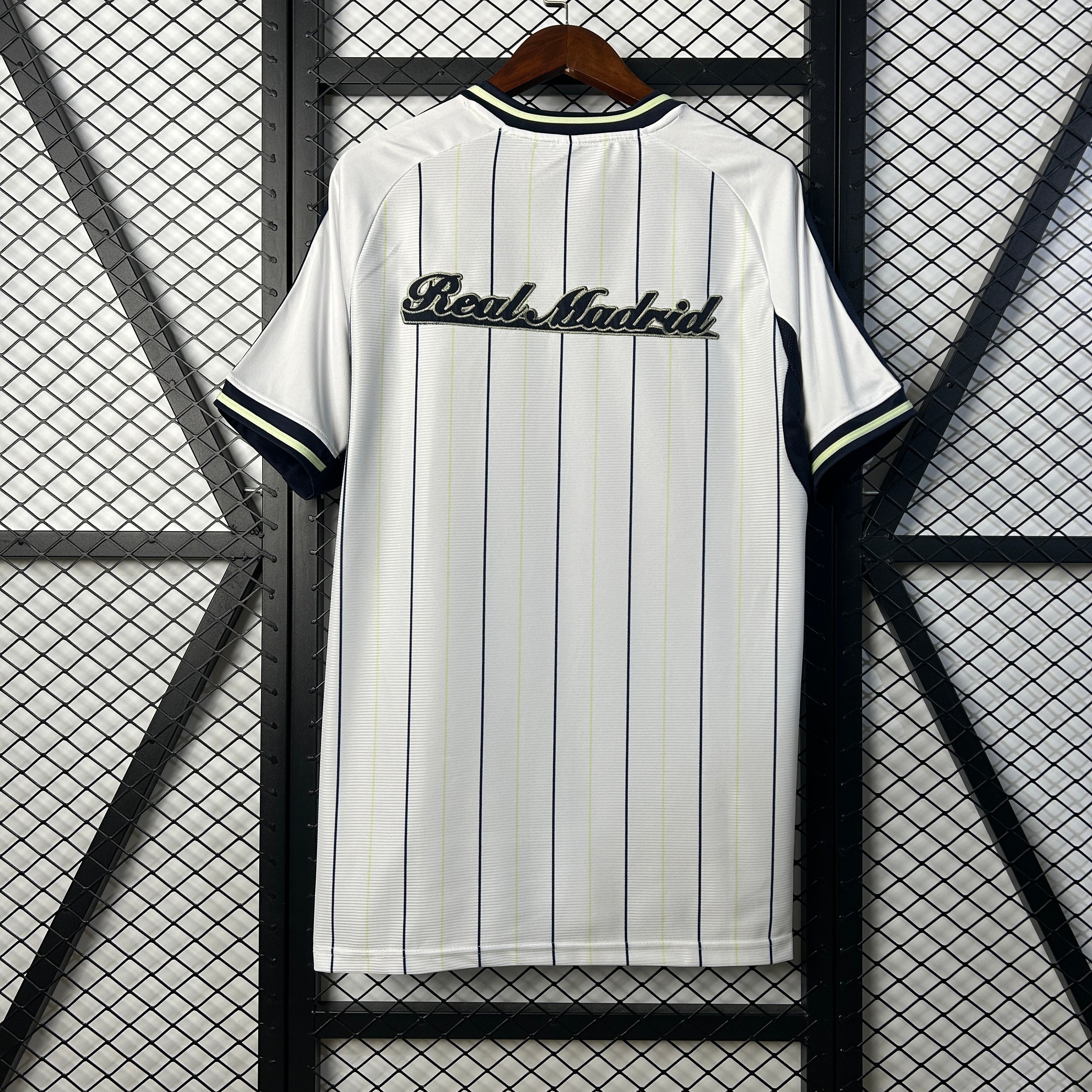 2025-26 Real Madrid Baseball uniform White S-4XL