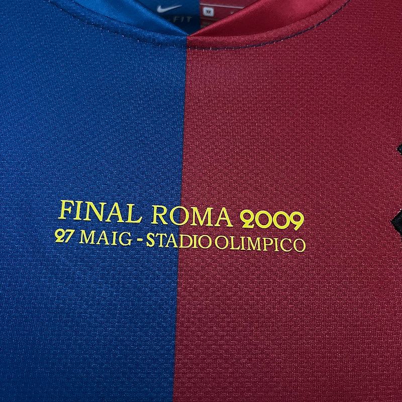 2008-09 Barcellona Maglia Retro Home S-XXL