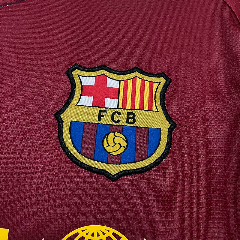 2008-09 Barcellona Maglia Retro Home S-XXL
