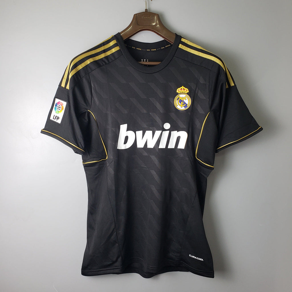 2012 Real Madrid nero retrò S-2XL